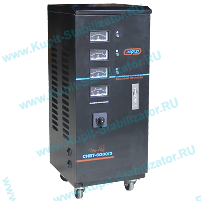 Купить в Ельце: Стабилизатор напряжения Энергия СНВТ-6000/3 Hybrid цена